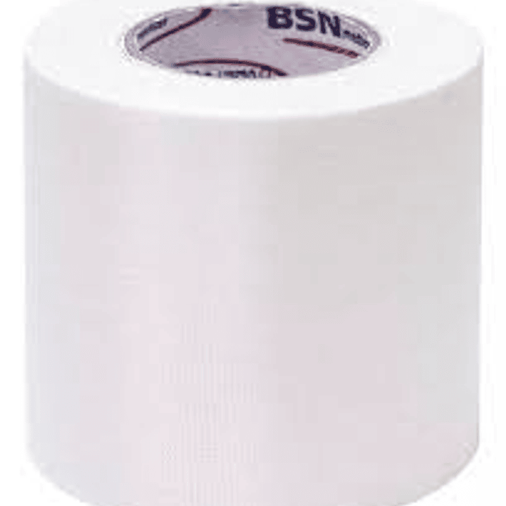 Cinta Tipo Leukoplast – Tela Adhesiva Médica (Blanca y Beige) 2