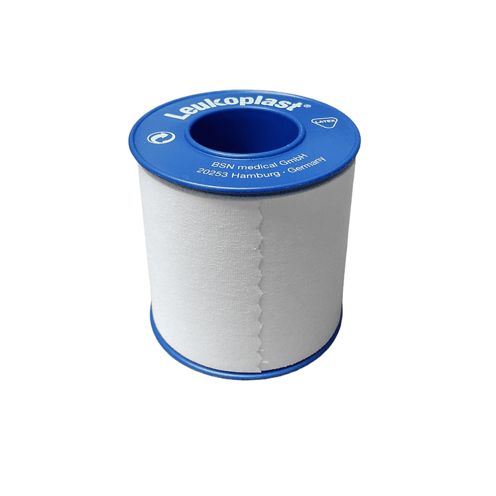 Cinta Tipo Leukoplast – Tela Adhesiva Médica (Blanca y Beige) 4