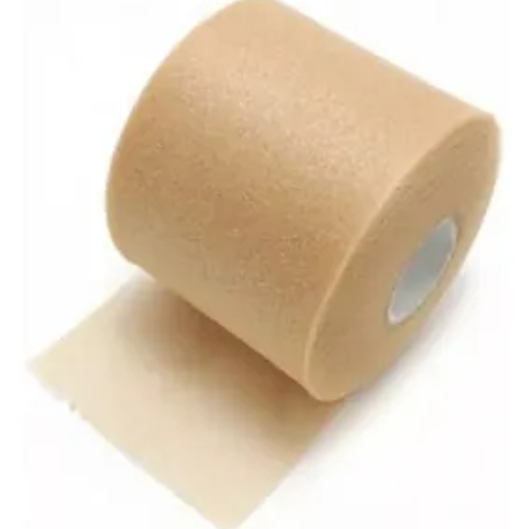 Cinta Tipo Leukoplast – Tela Adhesiva Médica (Blanca y Beige) 5