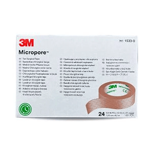 Tela Micropore Beige y Blanca