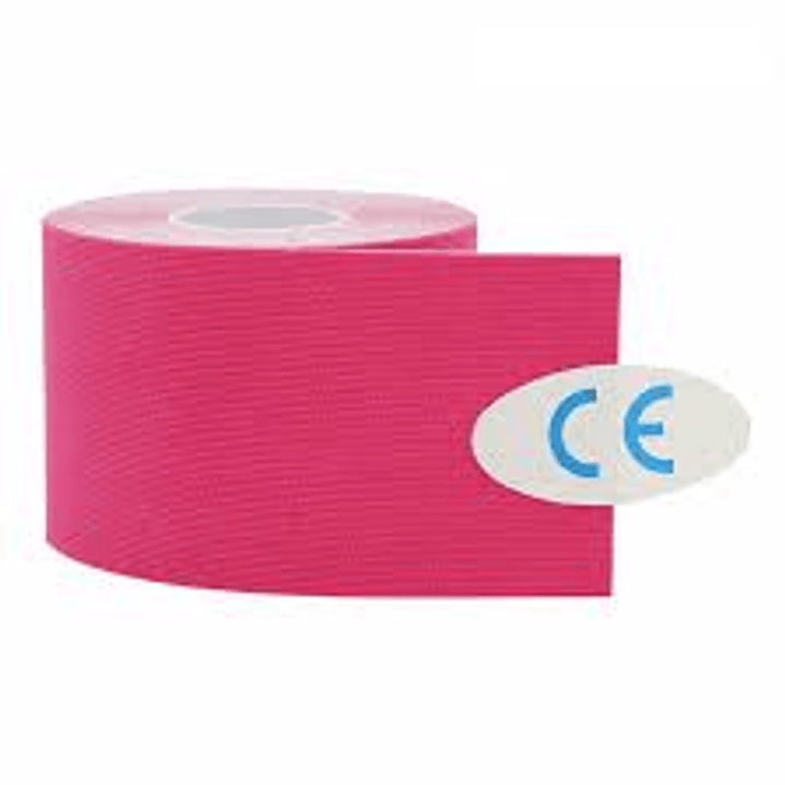Tape Kinesiólogo Sin Caja – 5 cm x 5 m (Negro, Rosa, Verde, Azul, Amarillo, Morado) 2
