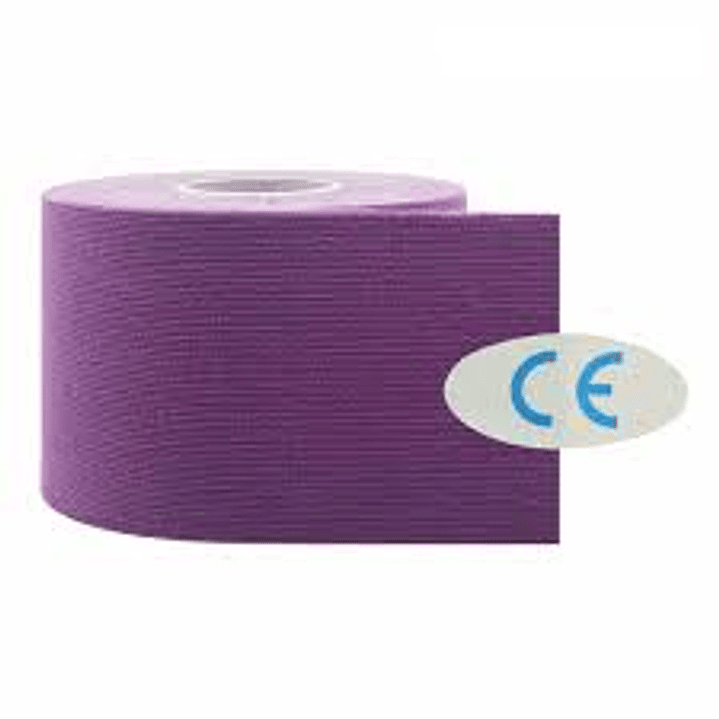 Tape Kinesiólogo Sin Caja – 5 cm x 5 m (Negro, Rosa, Verde, Azul, Amarillo, Morado) 3