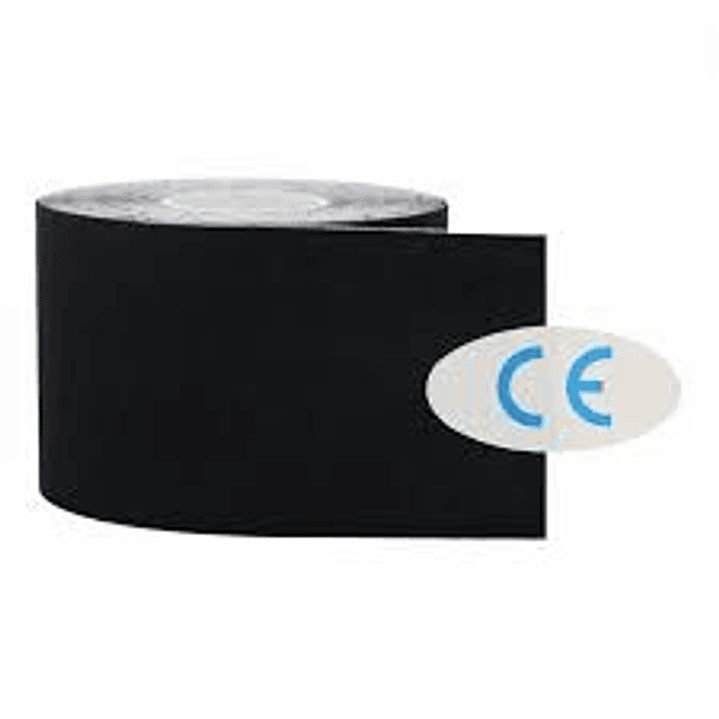 Tape Kinesiólogo Sin Caja – 5 cm x 5 m (Negro, Rosa, Verde, Azul, Amarillo, Morado) 6