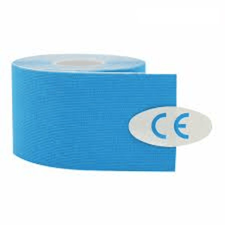 Tape Kinesiólogo Sin Caja – 5 cm x 5 m (Negro, Rosa, Verde, Azul, Amarillo, Morado) 7