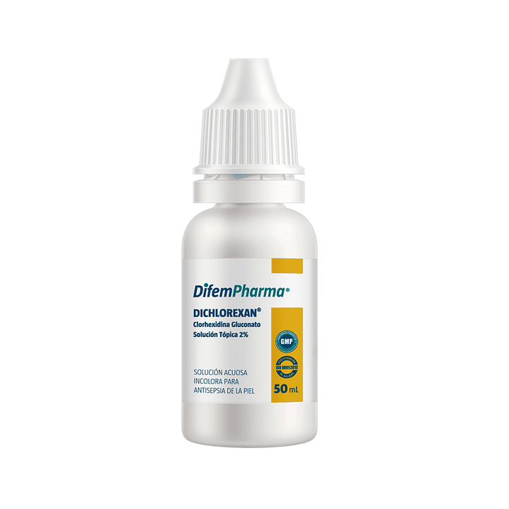 Solución Antiséptica   Dichlorexan Clorhexidina Gluconato  – Difempharma (500 ml y 50 ml) 4