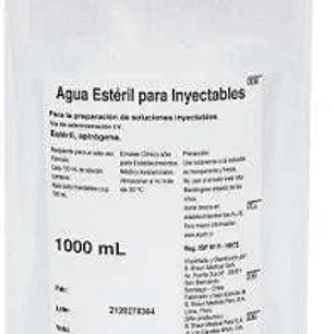 Agua Bidestilada – 5 Litros y 1000 ml