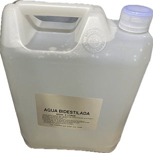 Agua Bidestilada – 5 Litros y 1000 ml