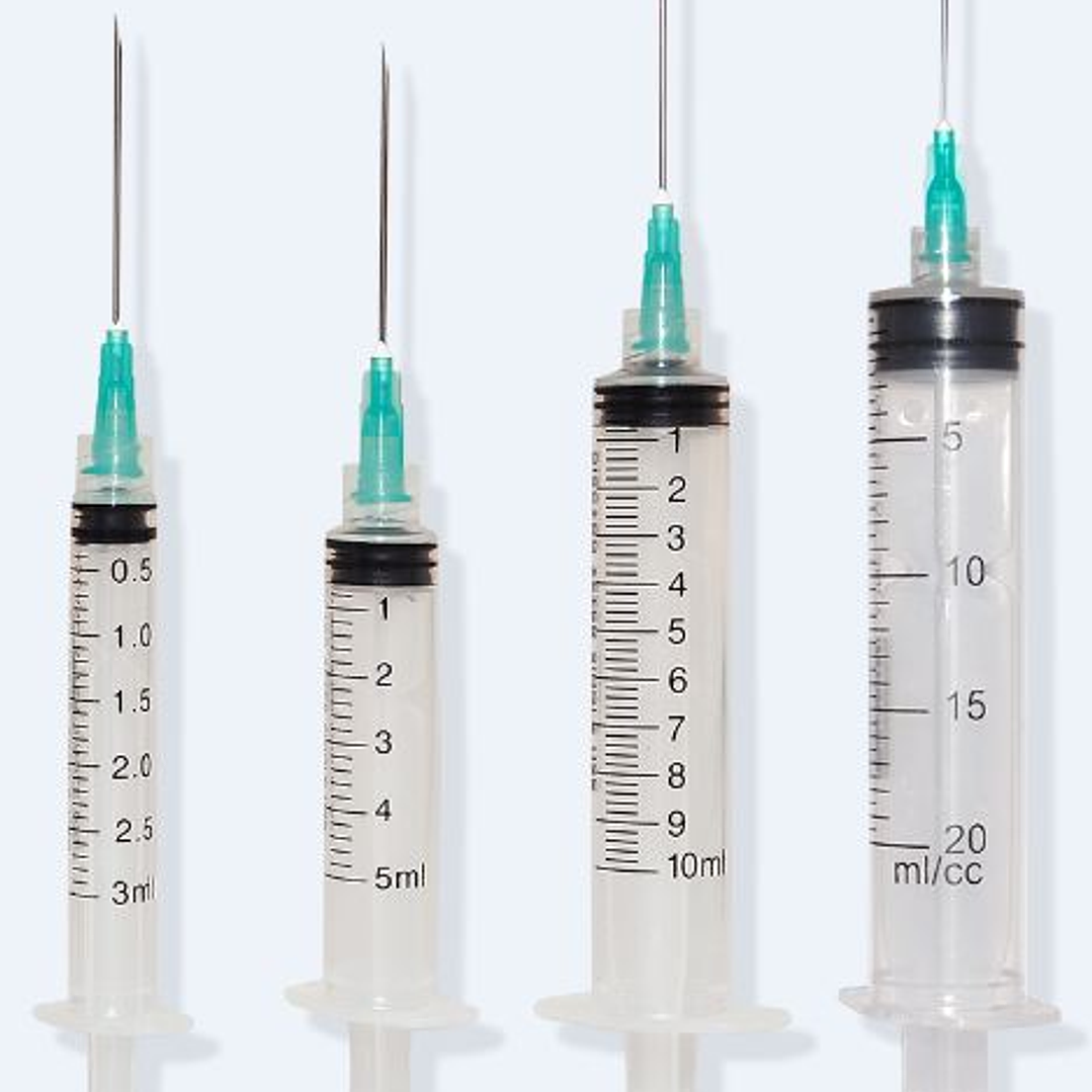 Jeringas Estériles Desechables – Todos los Tamaños 1