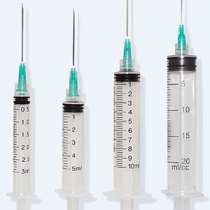 Jeringas Estériles Desechables – Todos los Tamaños