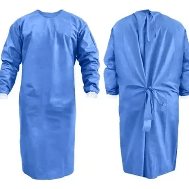 Bata Quirúrgica Azul con Puño – Estéril 1