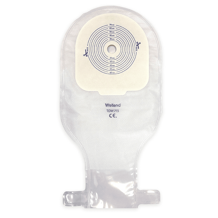 Bolsa de Colostomía Welland Valore – Unidad y Caja x10 Unidades 1