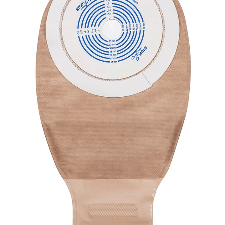 Bolsa para Colostomía Café 1 Pieza Recortable– Convatec Ref. 416975 2