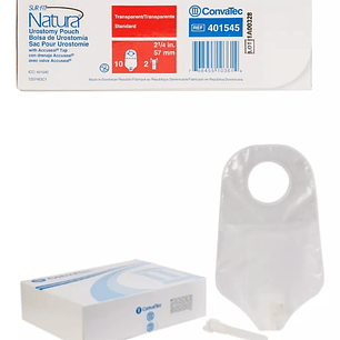 Bolsa para Urostomía Natura® 57 mm – ConvaTec Ref. 401545 (Unidad y Caja)