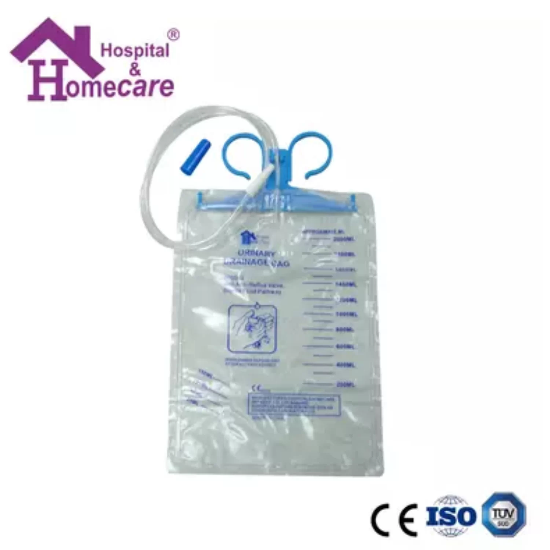 Bolsa Recolectora de Orina Adulto con Gancho 2000 ml – Unidad 1