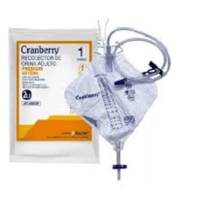 Recolector de orina adulto Cranberry 2 L – unidad 1