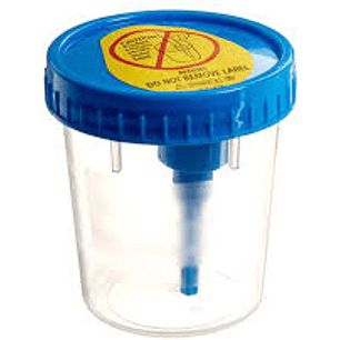 Frasco de orina Tapa AZUL