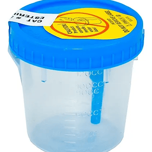 Frasco de orina Tapa AZUL