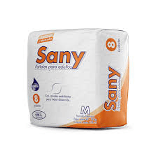 Pañal Panty Sany Tallas M – G – XG (Paquete x 8 unds)