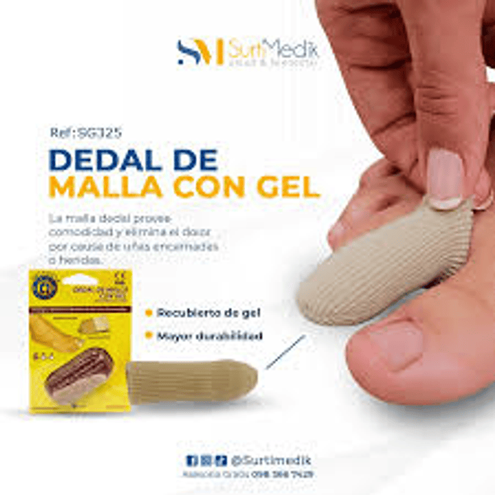 Dedal de Malla con Gel 2