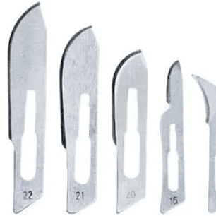 Hojas de Bisturí Estériles – Homecare (Nº 10, 11, 15, 20, 21, 22, 23, 24)
