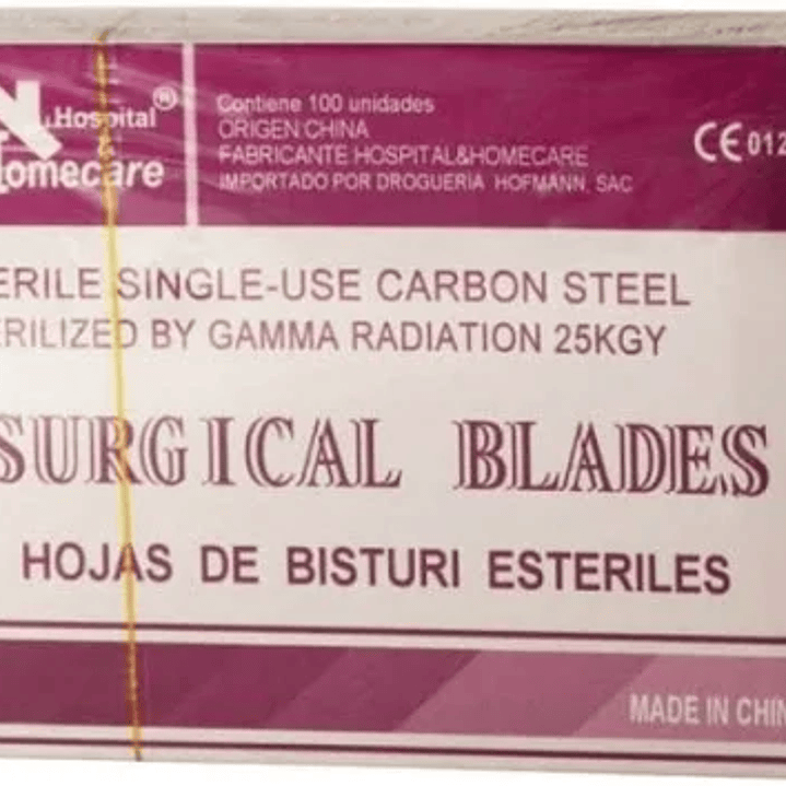 Hojas de Bisturí Estériles – Homecare (Nº 10, 11, 15, 20, 21, 22, 23, 24) 2
