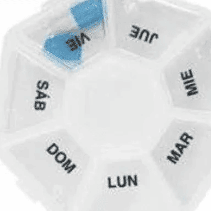 Pastillero Hexagonal y 3 dimesiones 2