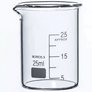 Vaso Milimetrado 25, 50, 100 y 150 ml