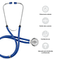 Estetoscopio (FONENDOSCOPIO) Multifuncional yuwell - Miniatura 3