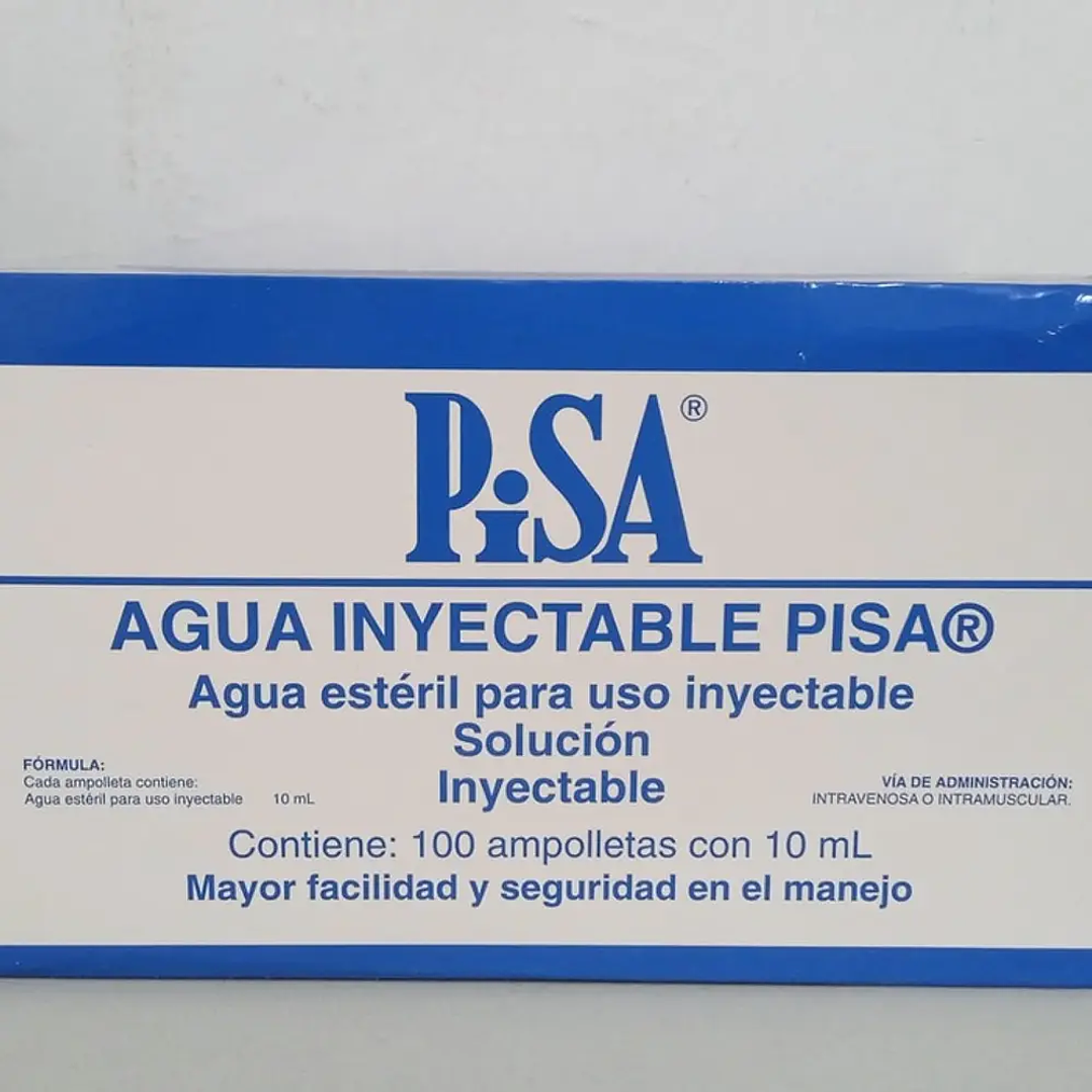 AGUA INYECTABLE 10ML 2
