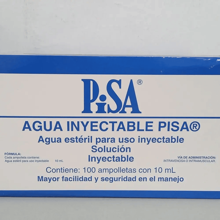AGUA INYECTABLE 10ML 2
