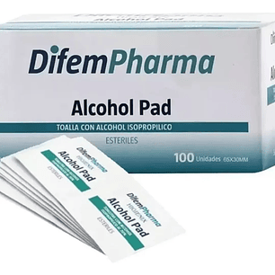 Alcohol Pad DifemPharma x 100 unidades