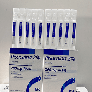 Lidocaína Clorhidrato 2% 10 ml