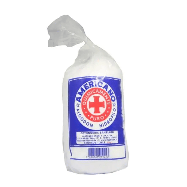 Algodón Hidrófilo Americano 50 g 1