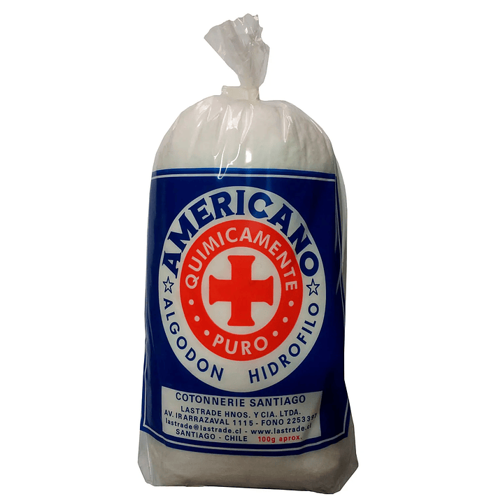 Algodón Hidrófilo Americano 50 g 2
