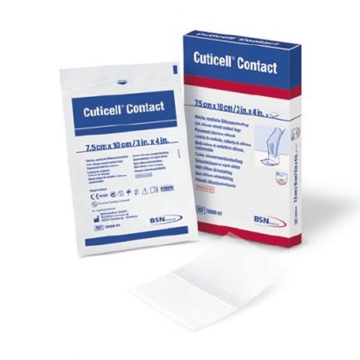 Apósito de Contacto de Silicona 7.5 x 10 cm – Cuticell Contact (BSN Medical) 1