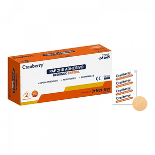 Parche Adhesivo Redondo Cranberry