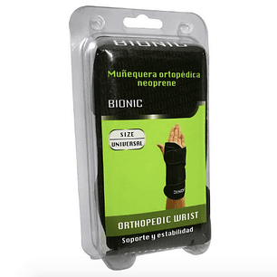 Muñequera Ortopédica Neoprene Bionic – Talla Universal