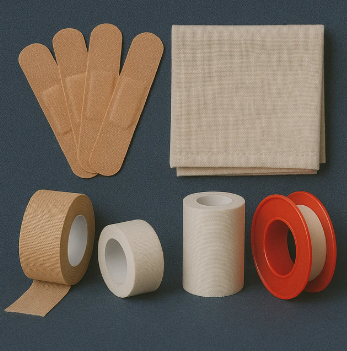 Parches, tapes, telas y cintas