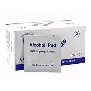 Toallitas Alcohol pads x 100 pcs CAJA