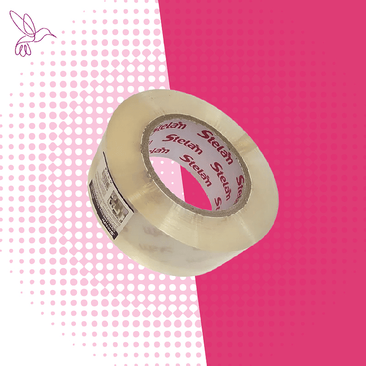 CINTA ADHESIVA TRANSPARENTE 1