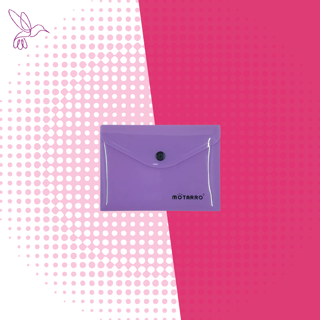 SOBRE CON BOTON A6 6