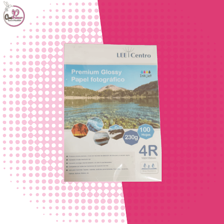 PAPEL FOTOGRAFICO PREMIUM GLOSSY 4R 1