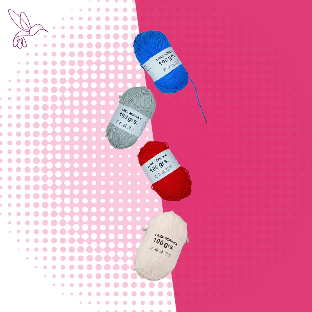 LANA ACRILICA 100GR 1