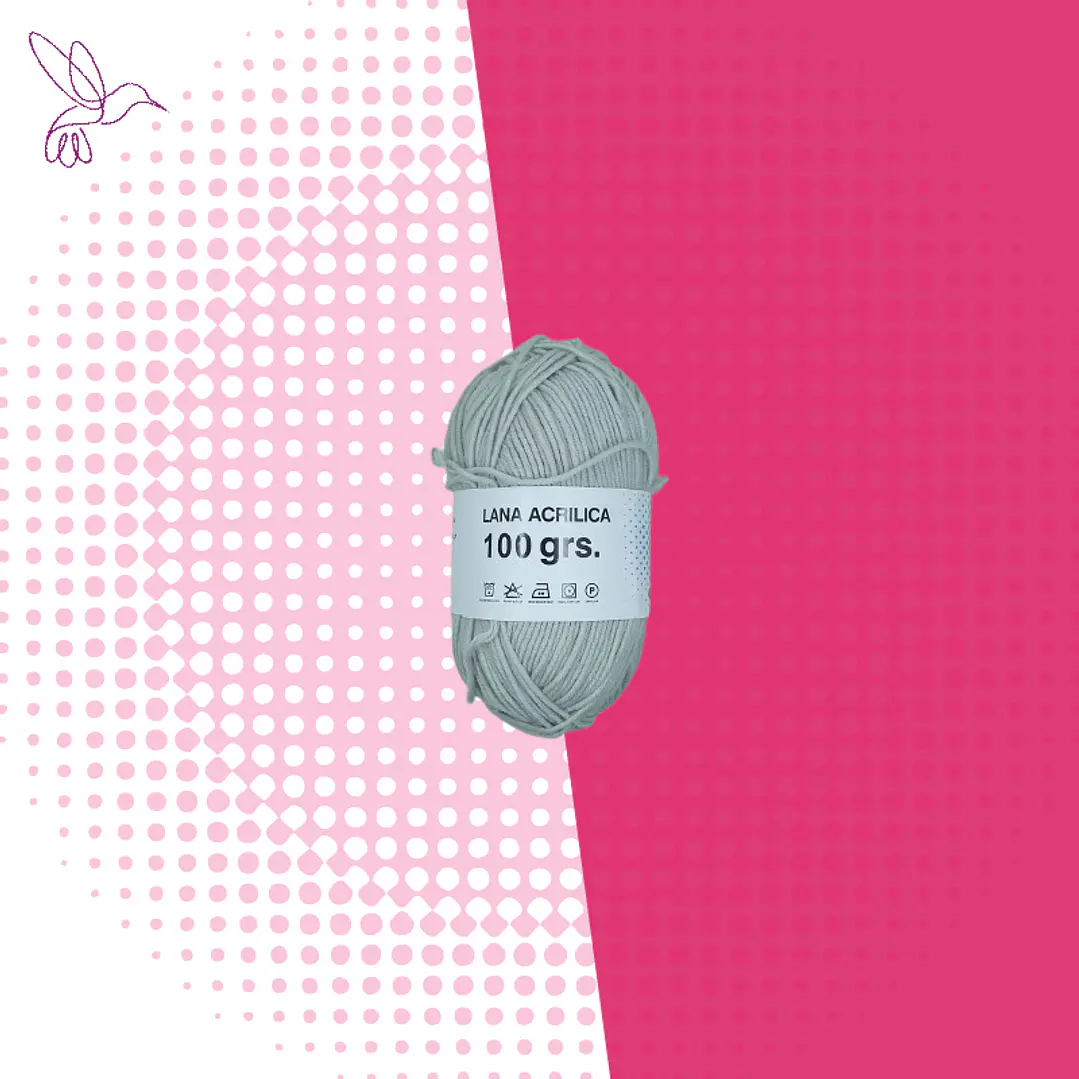 LANA ACRILICA 100GR 2