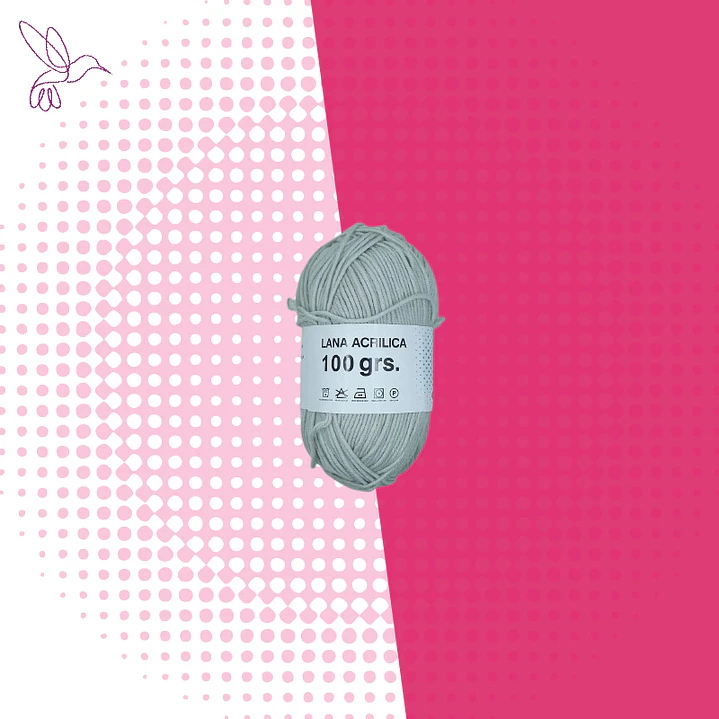 LANA ACRILICA 100GR 2