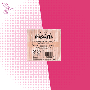 PALOS DE HELADO MÁS+ARTE