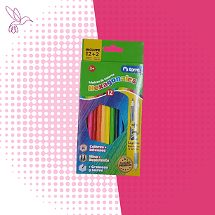 LAPICES DE COLORES HEXAGONALES