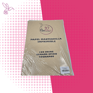 PAPEL MANTEQUILLA IMPRIMIBLE