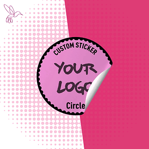STICKER CON TU LOGO - PERSONALIZADO