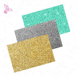 GOMA EVA GLITTER PLIEGO